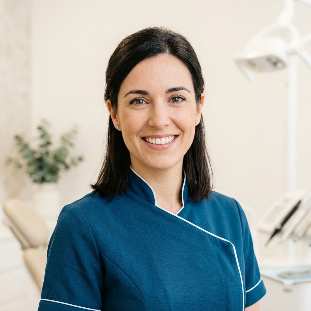 Dra. María González, directora de Clínica Dental Sonrisa Serena